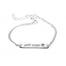 gourmette plaque 'petit ange'